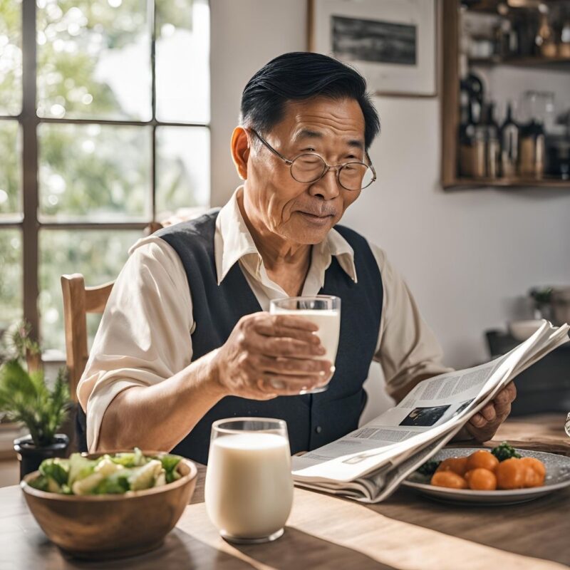 中高齡豆漿